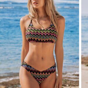 CUPSHE SWIM SUIT TOP AND BOTTOM